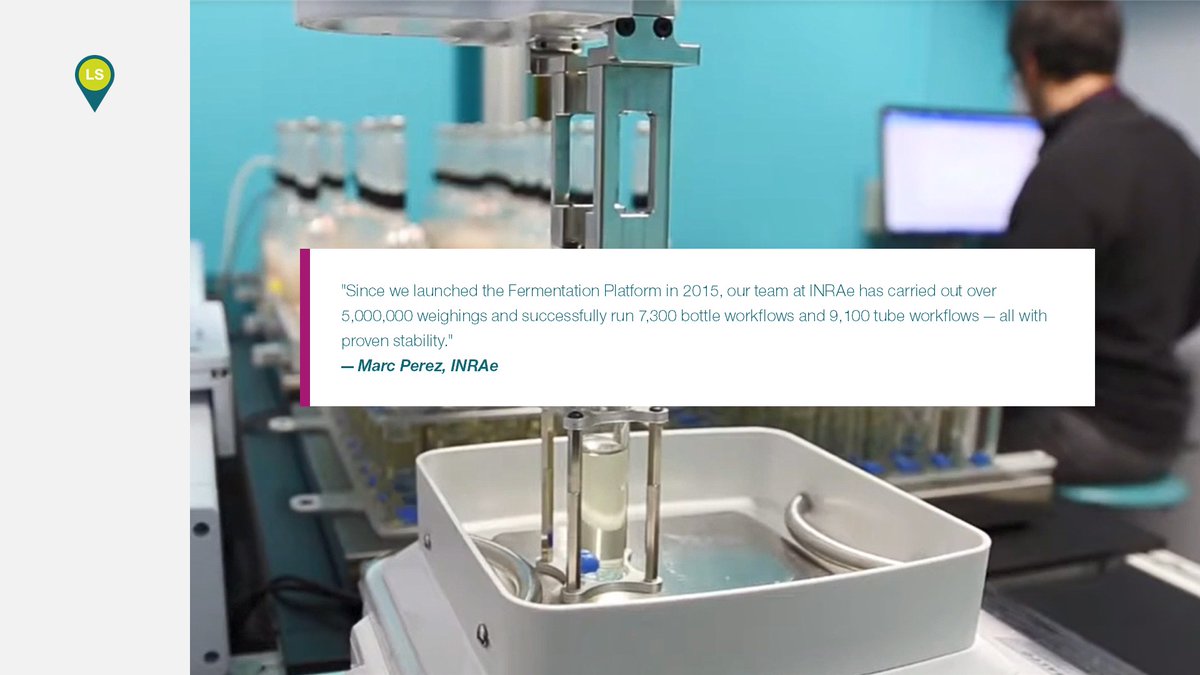 Lab_Services's tweet image. Remember the fermentation platform we installed at INRAE-UMR SPO? Since 2015, the fermentation platform has logged 5M+ weight measurements, 7,300+ bottle workflows & 9,100+ tube workflows, powering fermentation research with unmatched stability & reliability.