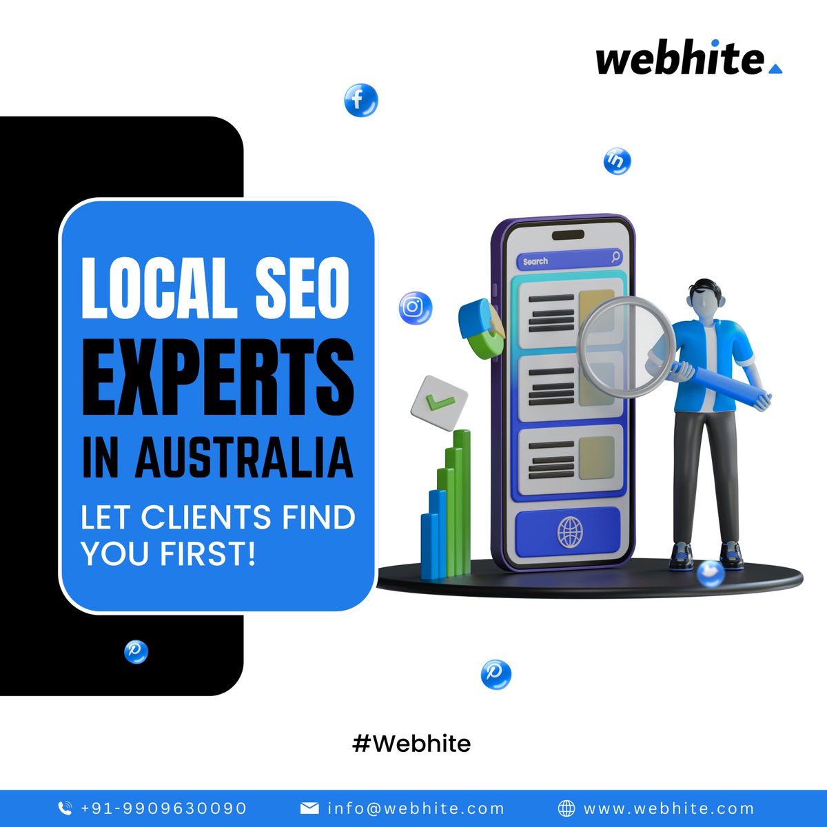 webhite's tweet photo. 🚀 Want to dominate local searches in Australia?
Our Local SEO Experts ensure your business ranks higher, attracts the right audience, and turns clicks into loyal customers. #LocalSEO #SEOExperts #SEOServices #SEOAgency #DigitalMarketing #SearchEngineOptimization #GoogleRanking https://t.co/zkxOsLWIgw