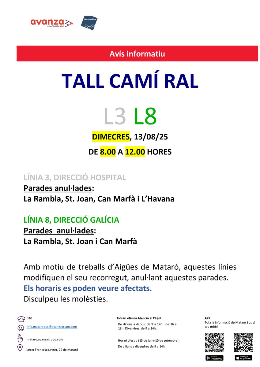 Transport urbà de Mataró | Mataró Bus (@mataro_bus) on Twitter photo 