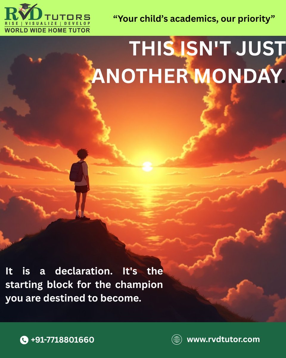 RvdTutors's tweet photo. The right support can make all the difference. At RVD Tutors, we believe in empowering students with the confidence and tools they need to turn challenges into triumphs.This week a great one! What's one academic goal you're focused on this week? Share it in the comments below! https://t.co/yxHaOZ2utz