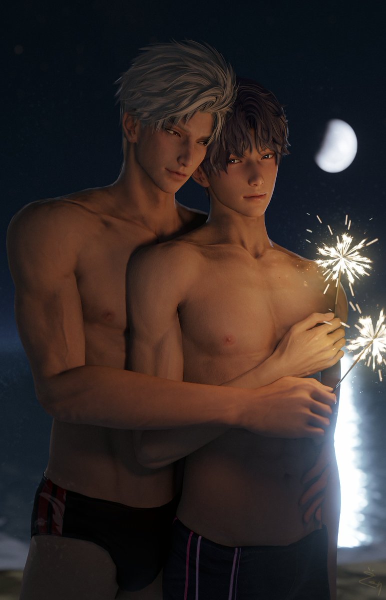 Zen_Zen_V's tweet image. #CrowFish #loveanddeepspacefanart #Z_zenArt #3DRender #FeatherFlame