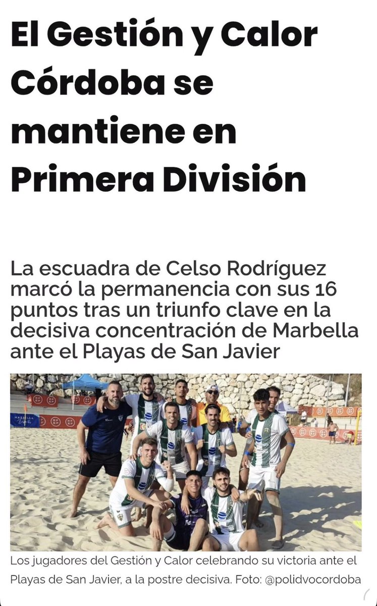 AMontero_14's tweet photo. Seguimos siendo de PRIMERA DIVISIÓN 💚 https://t.co/iBbzSVfRf6 @polidvocordoba https://t.co/emqoT4Juis