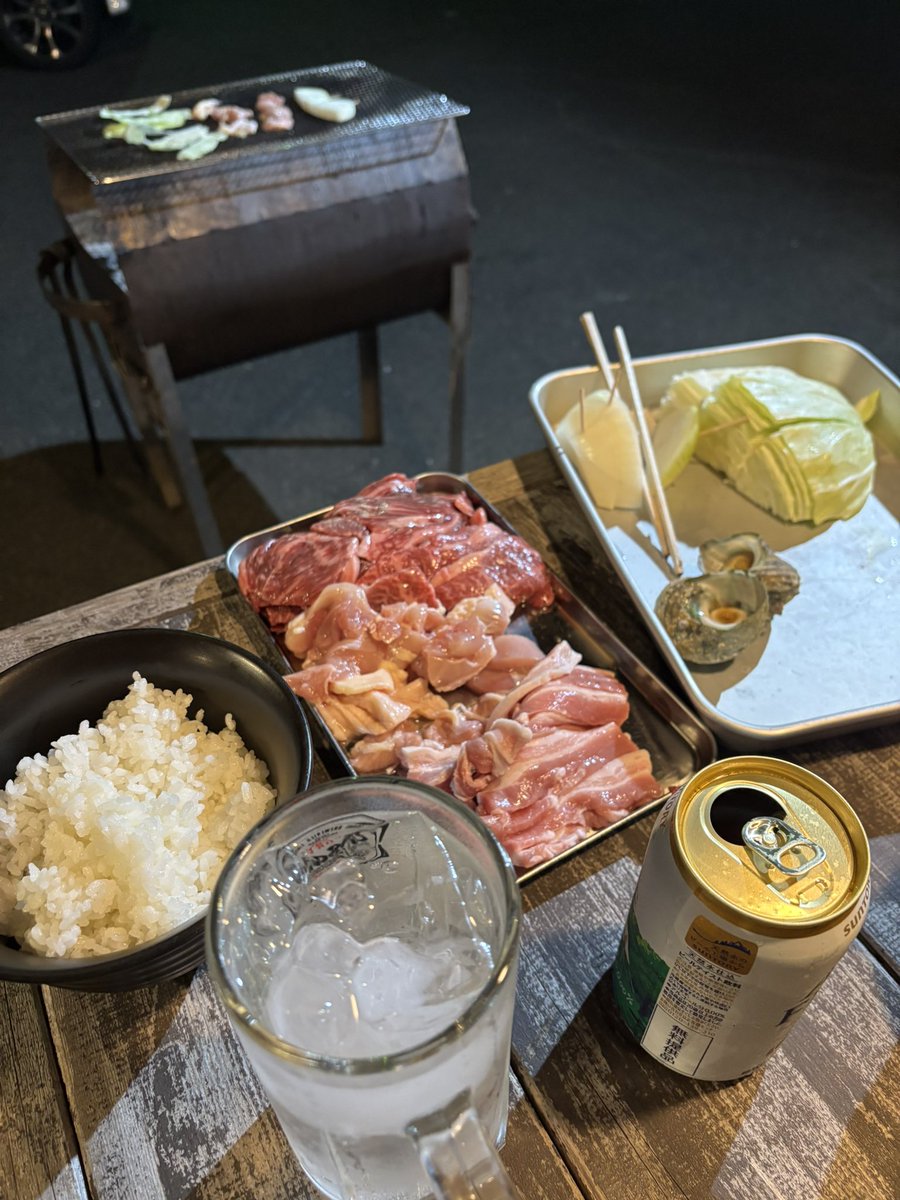 BBQのお客様が帰られた後は
相棒と本日の反省会。

雨が降らなくって良かった。

#伊勢志摩　#鳥羽　#パールロード　#ライダー歓迎　#鳥羽風土　#BBQ