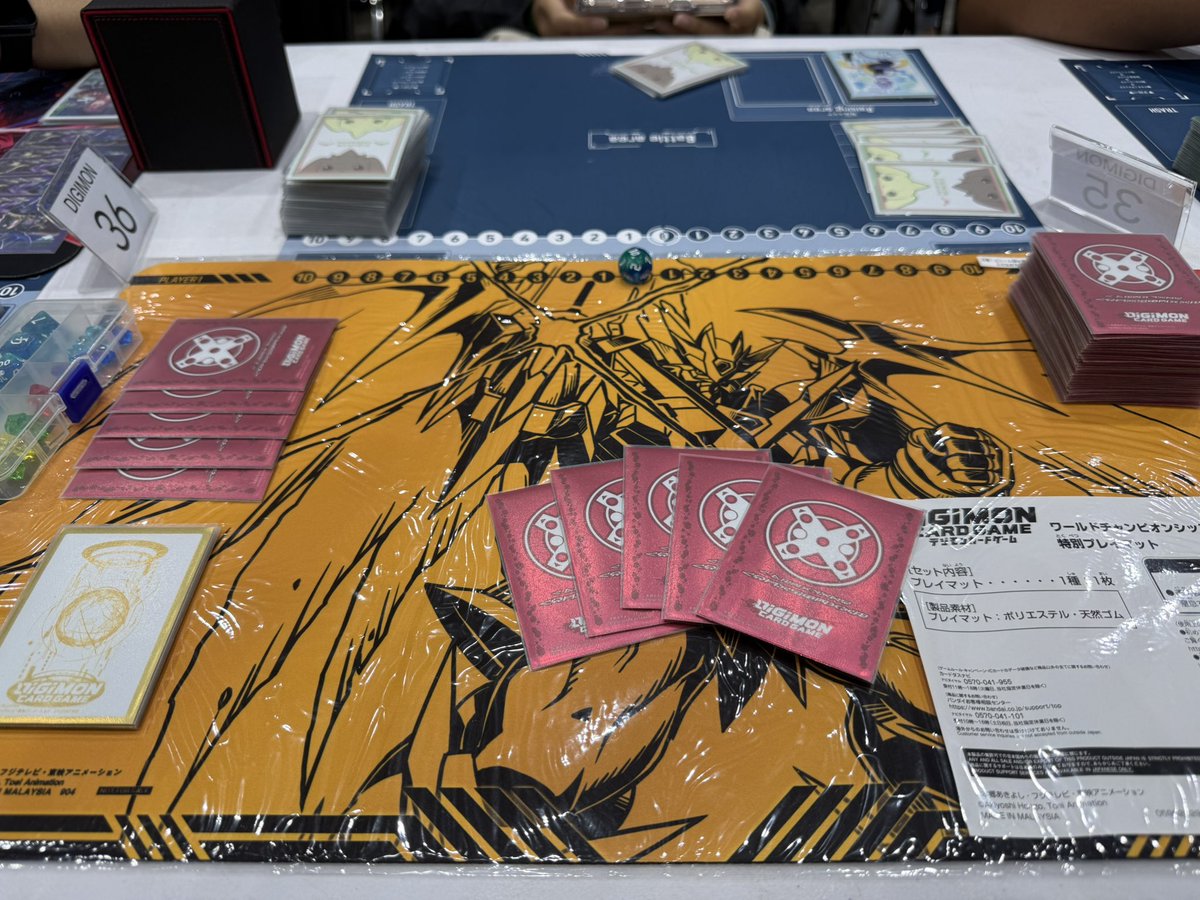 AkiraMagna's tweet photo. DCG Ultimate cup SS.1 2025 Thailand
Deck: MagX RGB
1. Sakuya ✅
2. Omega ✅
3. Sakuya ✅
4. RK ✅
5. Puppet ✅
6. Galaxy ❌
7. RK ❌
Result: 8️⃣/115

//MagX still doing Great, still my fav.
//Waiting for next banlist. see u next SS.😴
#デジモンカードゲーム #デジカ https://t.co/tuP8EGSiq8