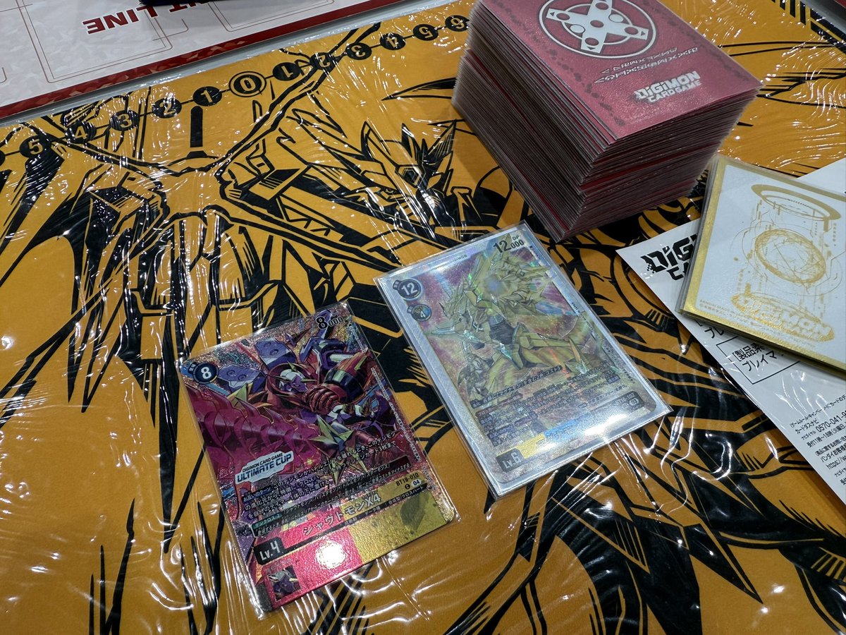 AkiraMagna's tweet photo. DCG Ultimate cup SS.1 2025 Thailand
Deck: MagX RGB
1. Sakuya ✅
2. Omega ✅
3. Sakuya ✅
4. RK ✅
5. Puppet ✅
6. Galaxy ❌
7. RK ❌
Result: 8️⃣/115

//MagX still doing Great, still my fav.
//Waiting for next banlist. see u next SS.😴
#デジモンカードゲーム #デジカ https://t.co/tuP8EGSiq8