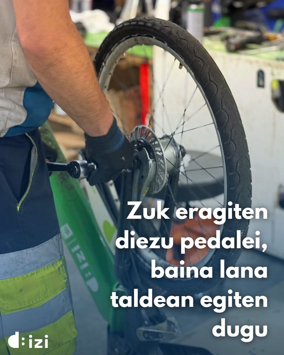 Egunero, ehunka pertsonak erabiltzen dute DBIZI hondartzara, lanera edo besterik gabe paseatzera joateko.
 Eta bitartean, gure talde etengabe lanean: bizikleta bakoitza aztertzen, konpontzen eta zaintzen, beti prest egon daitezen.
<a href="/dbusdonostia/">DBUS</a> <a href="/DonostiakoUdala/">Donostiako Udala</a>