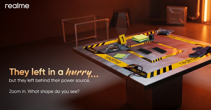 realmeIndia's tweet photo. The clues are on the table.

Zoom in. Find the shape. Unlock the secret. 

Comment / DM us your answers along with tagging a friend in the comment section to stand a chance to win* realme P4 Series