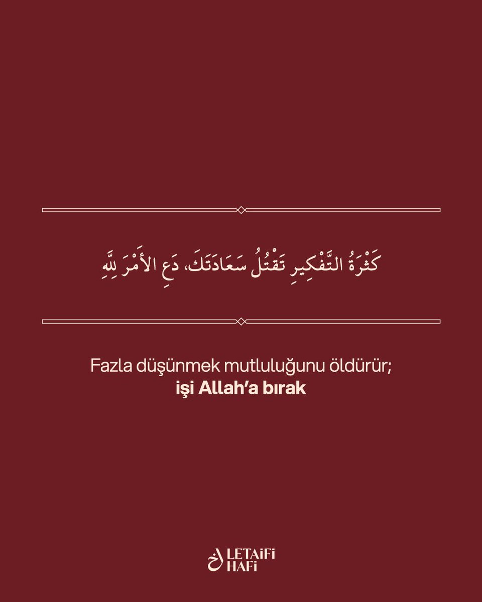 LetaifiHafi's tweet photo. İşi Allah’a bırak 🌹 https://t.co/9fBHPiAtRr
