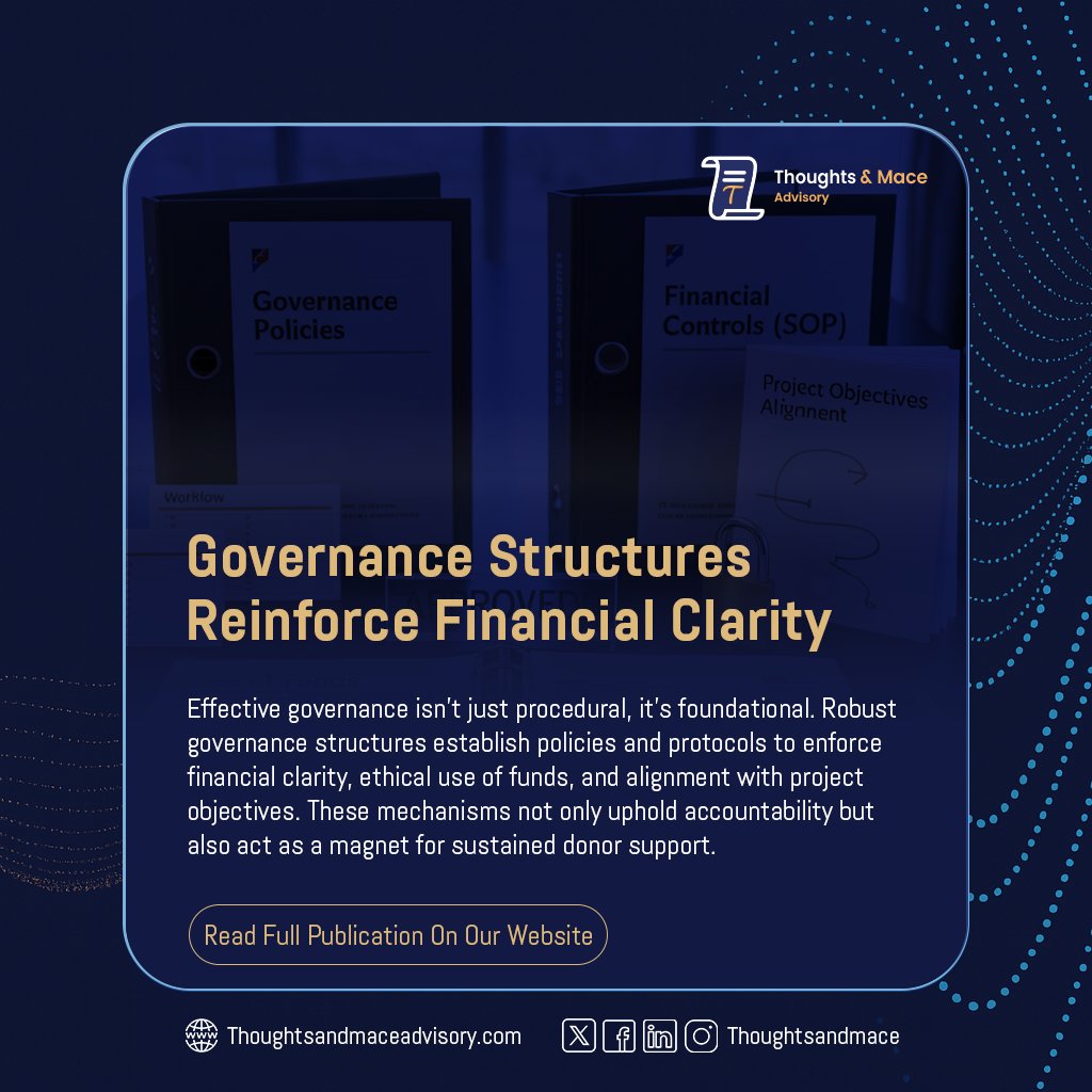 Looking for long-term funding? It starts with how you run your organization, not just the projects you deliver.

From our latest T&amp;M Insight. Here are three Key Takeaways.

Read the full article on our website.

Link to full post:  thoughtsandmaceadvisory.com/the-role-of-go…

#TMInsights #CSOFunding