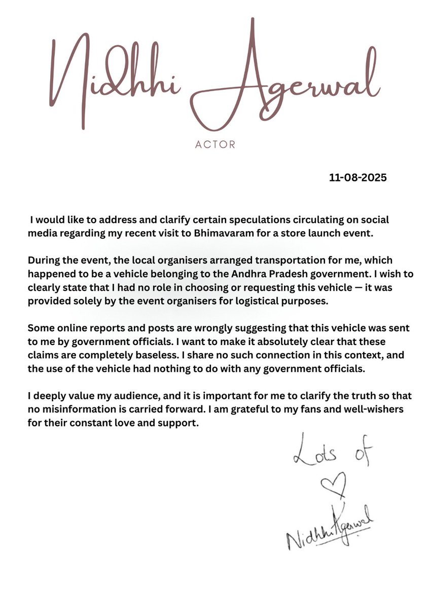 Nidhhi Agerwal 🌟 Panchami (@agerwalnidhhi) on Twitter photo 