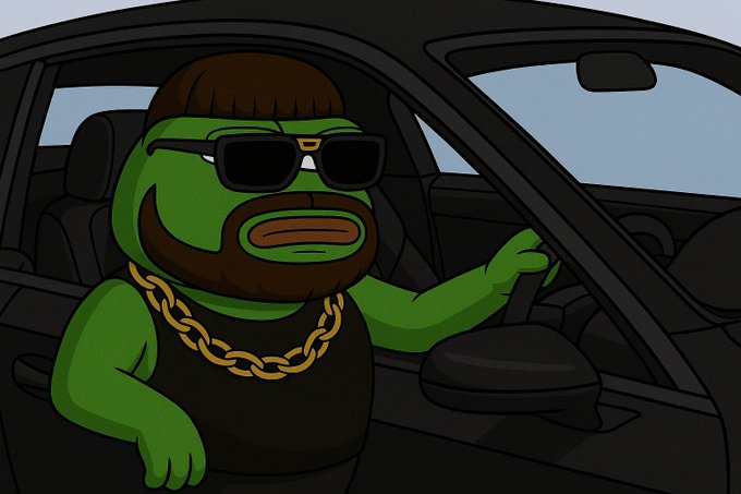 PepeBossOnETH's tweet photo. PEPE $BOSS driving his dream car 

CA: 0x177aB1E8d18E0fe27aEf51BAc2c4261e2106b736 https://t.co/Fa1BLw0yPS