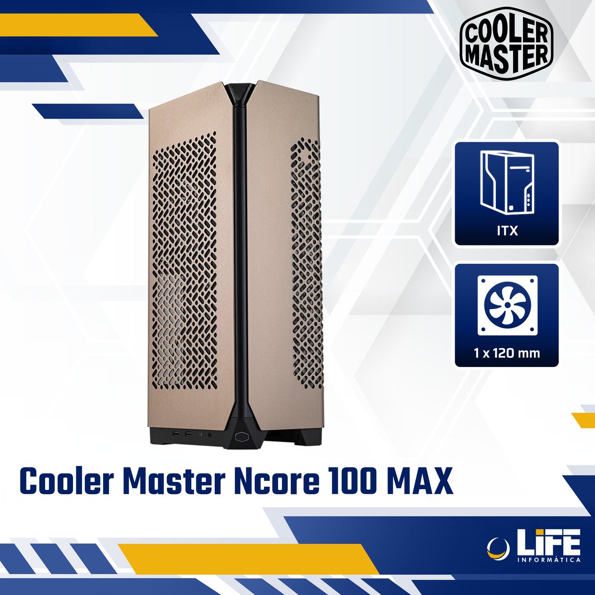 lifeinformatica's tweet image. ⚡ Potencia en formato compacto ⚡
La caja @CoolerMasterEs NCORE 100 MAX redefine lo que significa &quot;pequeña pero potente&quot;.
¿Estás listo para llevar tu configuración al siguiente nivel? 👉 lc.cx/FlBvRX

#LIFEInformatica #CoolerMaster #NCORE100MAX #PCBuild #GamingSetup