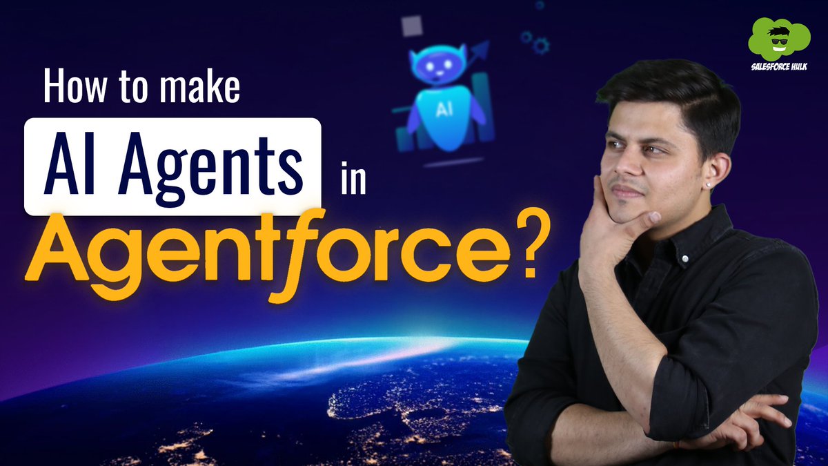 HulkSalesforce's tweet photo. Agentforce — Salesforce’s new AI platform.

Not a chatbot. Not an add-on.
These are AI coworkers that:
✅ Take real actions in Salesforce
✅ Reason step-by-step
✅ Learn from your data
✅ Work across multiple channels
📽 Full breakdown →https://t.co/tvMqea3VMH

#salesforce https://t.co/RTMVXyMhtF