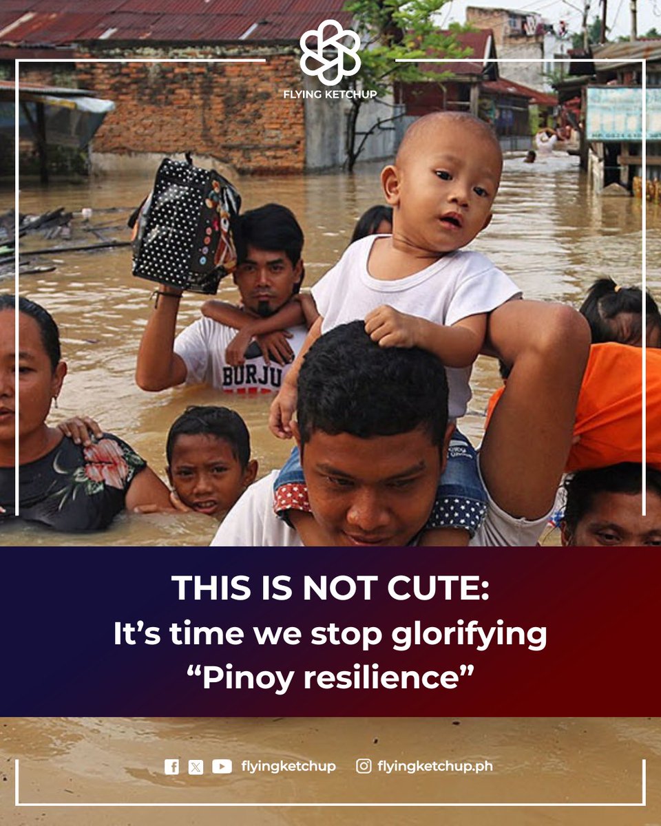 DO WE WAIT FOR THE NEXT TYPHOON?

Filipinos are resilient. But real change means acting before the next disaster—not after. It’s time to hold those in power accountable for their next steps.

Read more at the link below 💪🇵🇭

FULL STORY: tinyurl.com/2b4vrvr4

#FlyingKetchup