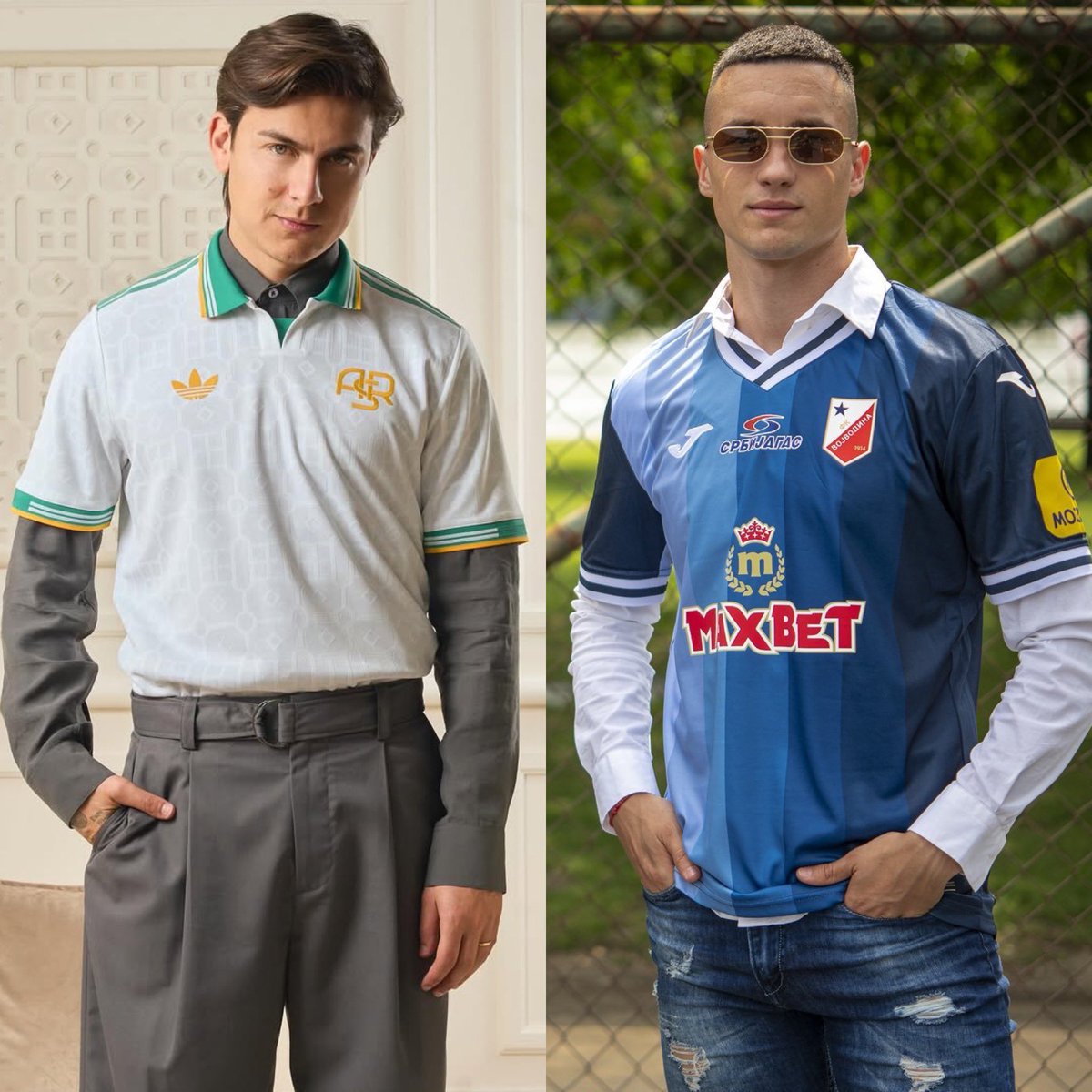 Trying to zhuzh up a shirt. 

What I think I’ll look like vs What I actually look like.