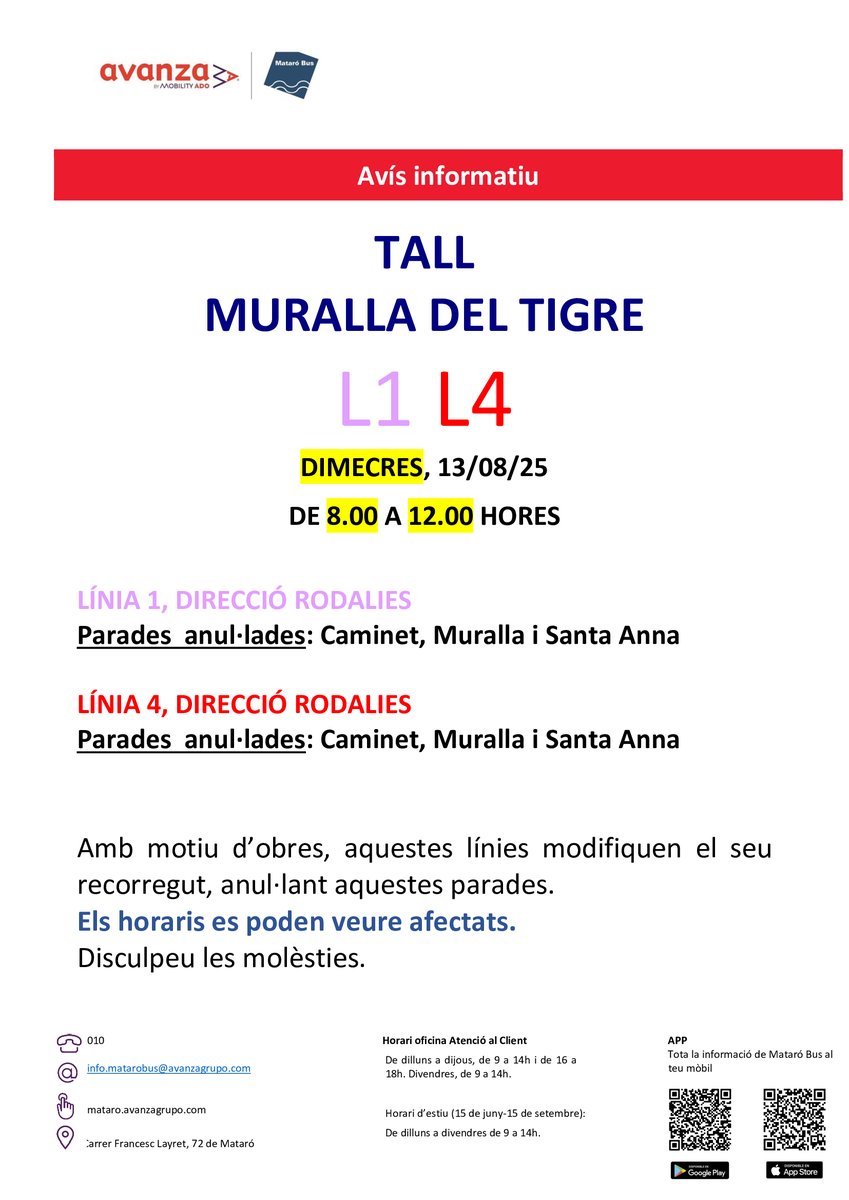 Transport urbà de Mataró | Mataró Bus (@mataro_bus) on Twitter photo 