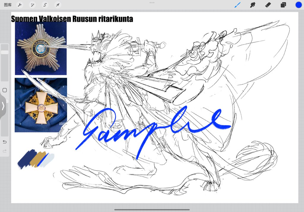 KeinregenEthy's tweet photo. 【wip】Suomen Valkoisen Ruusun ritarikunta https://t.co/iFIxnAYSx5