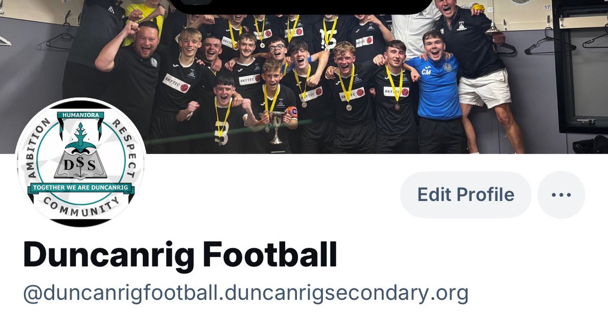 DuncanrigFball's tweet photo. With the new school year days away we are now changing to Blue Sky instead of Twitter. 
Please download Blue Sky and add our new Duncanrig Football page. 

On Blue Sky Search for and follow: @duncanrigfootball.duncanrig https://t.co/NWjUJQAPTX

Together We Are Duncanrig 💪 https://t.co/NoCqKuuxwQ
