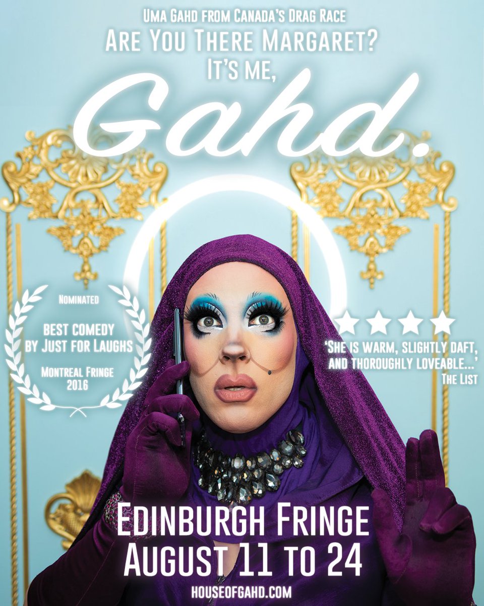 Uma Gahd (@houseofgahd) on Twitter photo Opening tonight at <a href="/edfringe/">Edinburgh Festival Fringe</a> <a href="/Cvenues/">C ARTS | C venues</a> 😍
So excited to be back in Scotland!
edfringe.com/tickets/whats-… Opening tonight at <a href="/edfringe/">Edinburgh Festival Fringe</a> <a href="/Cvenues/">C ARTS | C venues</a> 😍
So excited to be back in Scotland!
edfringe.com/tickets/whats-…