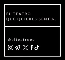 Si quieres actuar, producir o escribir teatro 🎭, sigue toda la actualidad en nuestra web, donde encontrarás:

• Cursos
• Castings
• Noticias
• Y más!

Dale la vuelta al teatro! 👉🏻 el-teatro.com