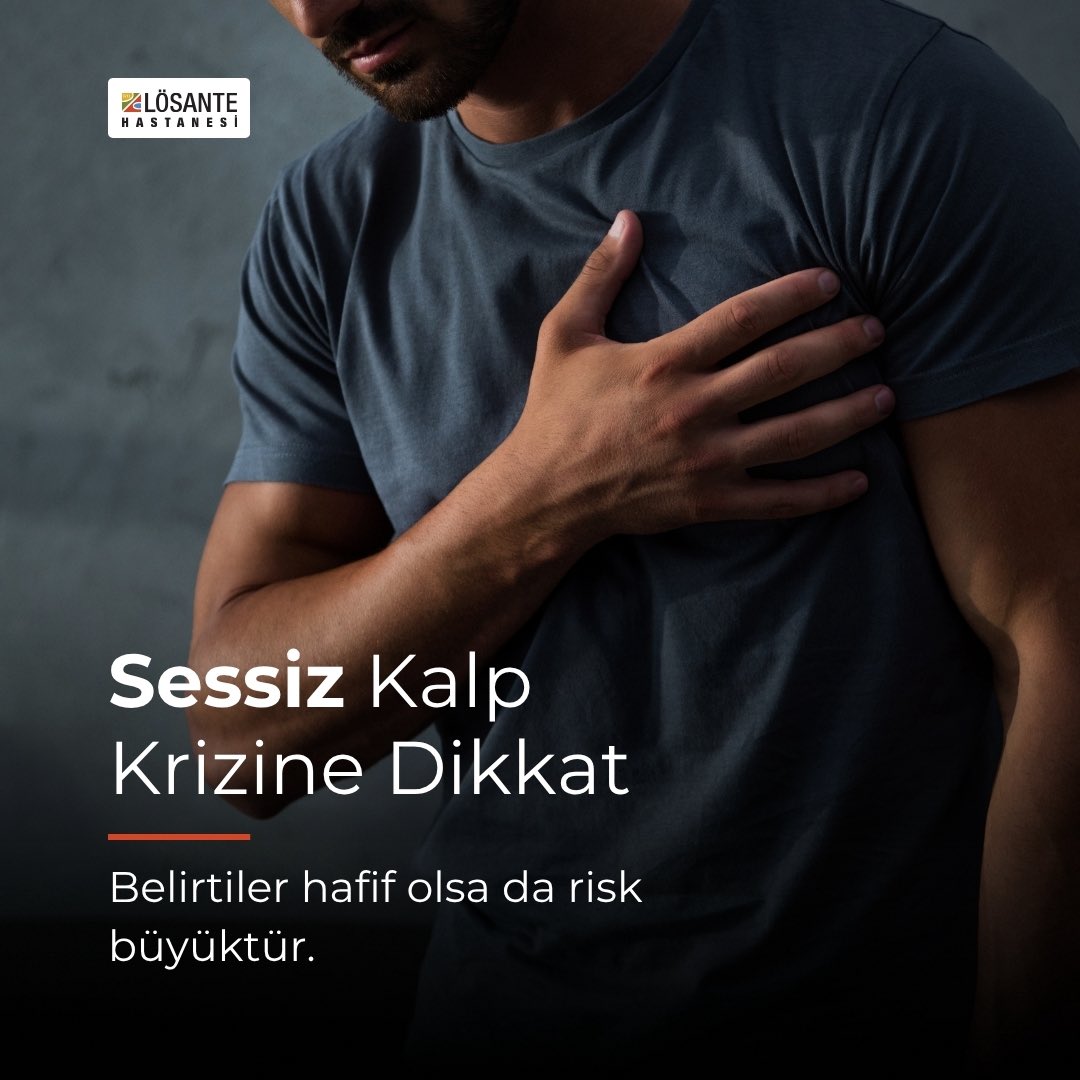 Lösante
Kalp ve Damar Cerrahisi

👨🏻‍⚕️Prof. Dr. Neyyir Tuncay EREN

Sessiz Kalp Krizi

Sessiz kalp krizlerinde genellikle hasta her zaman herkeste olabilecek şikayetlerle karşılaşır...

Devamı için;

🔗 losante.com.tr/Blog/Detail/24…
☎️ 0312 666 7 666
📍 İncek, Ankara

#sessizkalpkrizi
