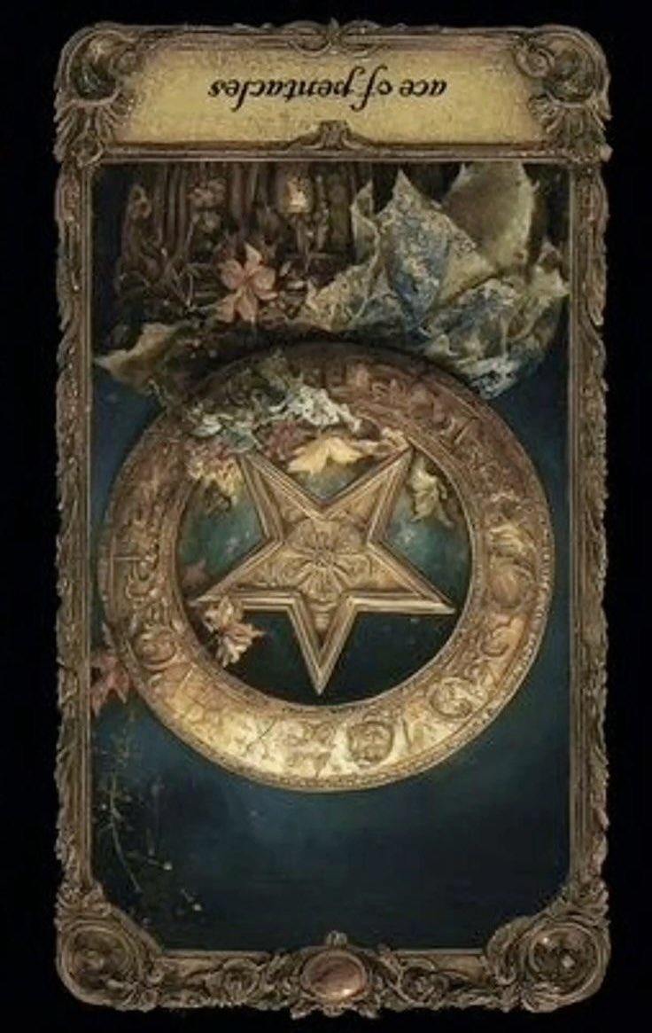 CosmicShakti37's tweet image. #DailyTarot Reversed #AceofPentacles: Don't despair over missed opportunities. The energy is shifting, it's time to seize the chance to review &amp;amp; re-engage with your goals &amp;amp; desires. Be open to new possibilities &amp;amp; trust that you can make up for lost time. #Tarot #TarotReading