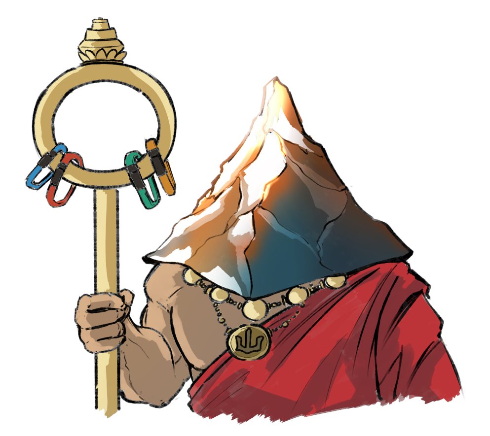 山山山ー山・山ー山山
He is the mountain.
#狂気山脈集団登山
