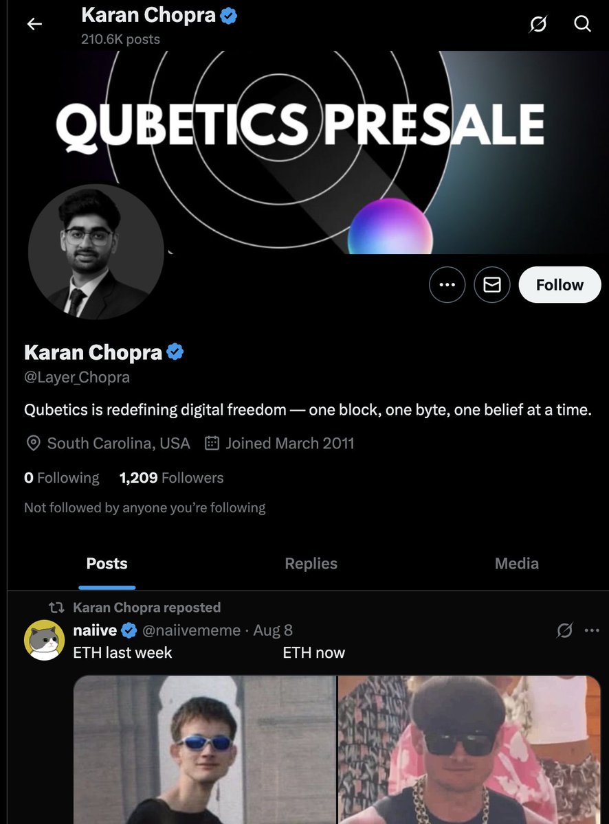 chopraakaran's tweet photo. People are not just forking code these days, they’re forking profiles too and without permission! 

The accounts in these screenshots are NOT me.

My one and only official account: https://t.co/1TufcitmLC

If you come across any of these imposters, please report them. https://t.co/DbDYUZPe1s