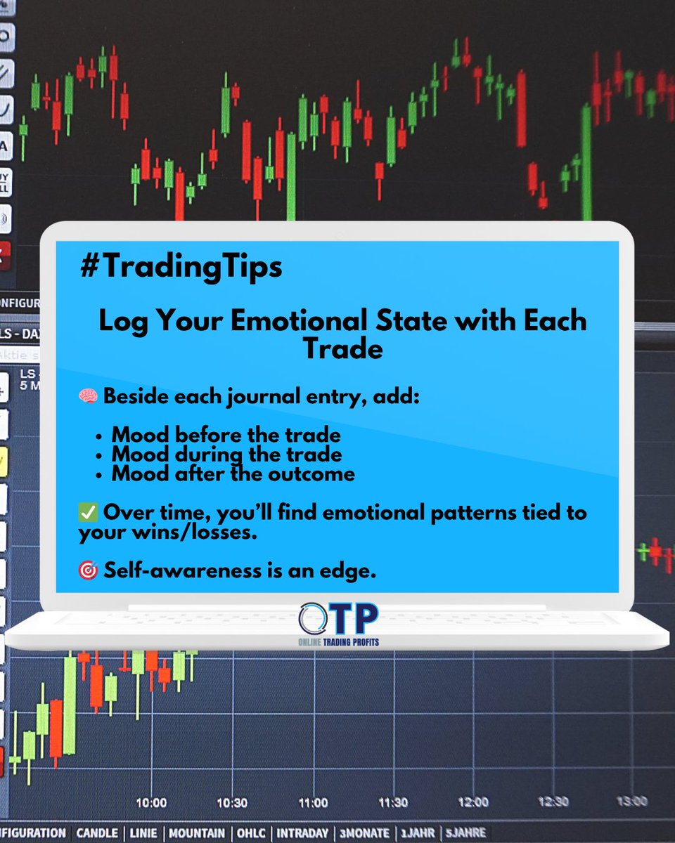 OTradingProfits's tweet photo. Over time, you’ll spot emotional patterns tied to your wins and losses.
That self-awareness? It’s a hidden edge the market can’t take away.
The chart shows price action. Your journal shows YOU in action.
#TradingMindset #ForexTips #TraderDiscipline #SelfAwareness #ActionsToWealth https://t.co/kFiNJR9qA1