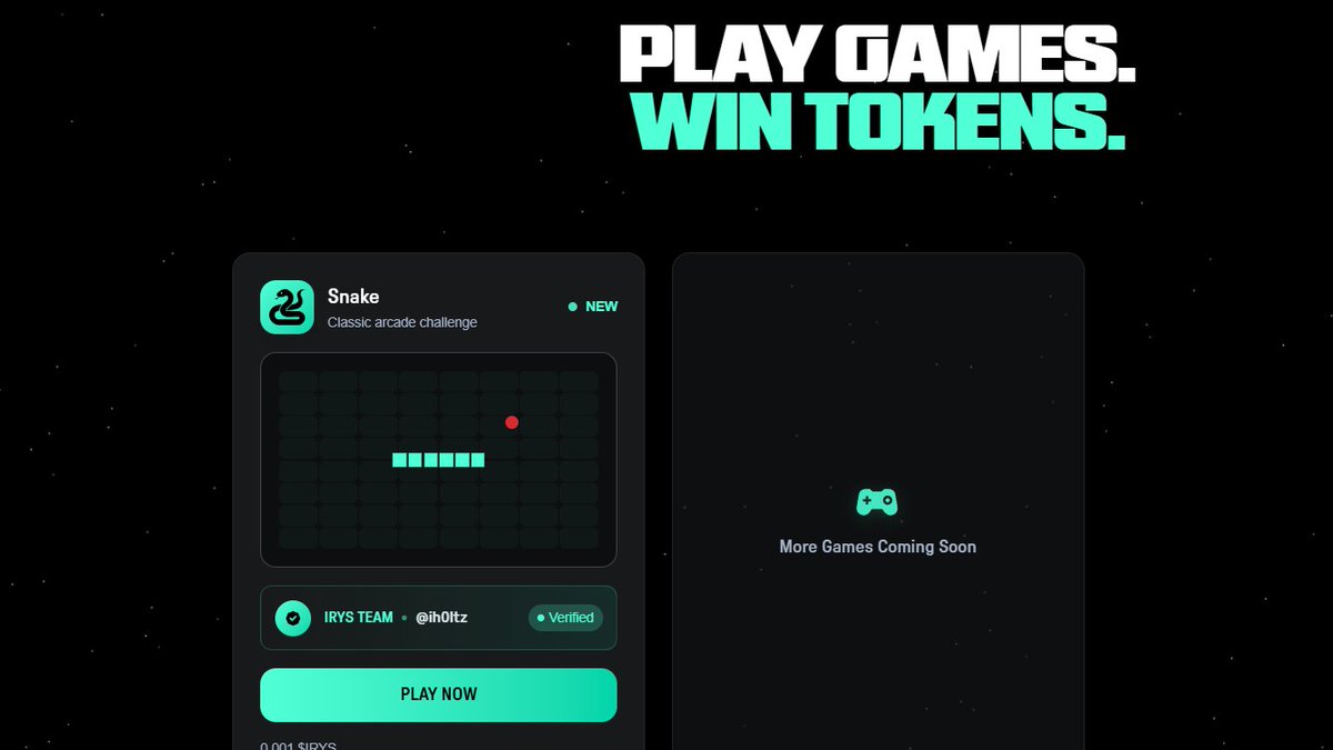 MrAlpha (@mralpha_web3) on Twitter photo Irys (ex-Bundlr) Airdrop
Testnet Activity Hub is live
faucet = irys.xyz/faucet
link = play.irys.xyz
🟢 Connect your EVM wallet
🟢 Claim 0.1 $IRYS (testnet)
🟢 Dive in, play games, and rack up your bragging rights
⚠️ Not available for new users Irys (ex-Bundlr) Airdrop
Testnet Activity Hub is live
faucet = irys.xyz/faucet
link = play.irys.xyz
🟢 Connect your EVM wallet
🟢 Claim 0.1 $IRYS (testnet)
🟢 Dive in, play games, and rack up your bragging rights
⚠️ Not available for new users