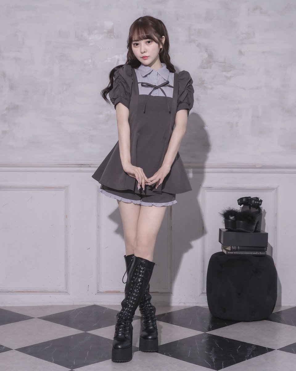 Coming soon 🎀／ Autumn Collection🐇🖤 ♡フロントリボンヨーク切替