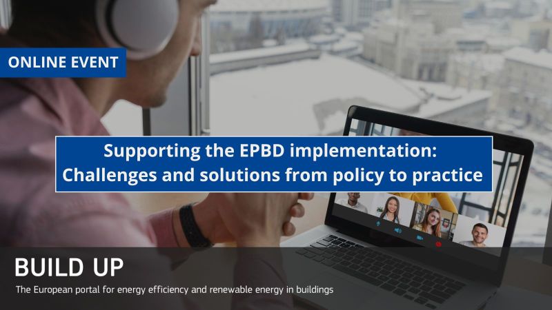 BUILD UP invites national, regional, and local authorities, as well as policy professionals, to join our first online event: ‘Supporting the EPBD implementation: Challenges and solutions’

📅 30 September 2025 | 🕛 12:00–13:30 CEST | 💻 Online 

Register➡️ build-up.ec.europa.eu/en/news-and-ev…