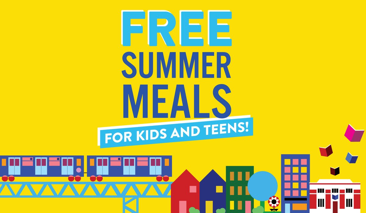 QPLNYC's tweet image. Queens Public Library is providing FREE lunches for kids and teens! 
You don&apos;t need to register—just come to one of our participating QPL branches from 1PM-2PM, Monday through Friday. 
Learn More about #FreeSummerMeals. 
queenslibrary.org/programs-activ…
