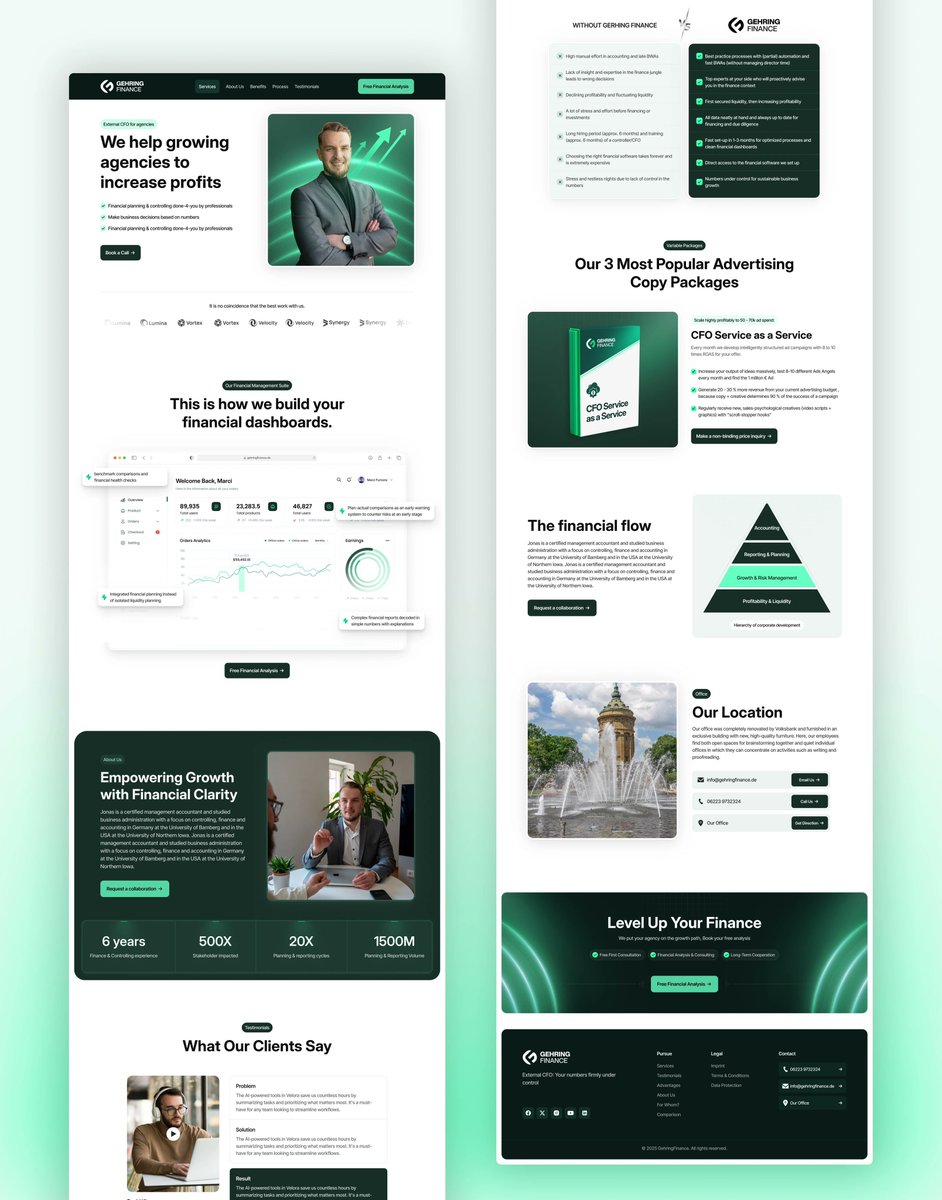 We did this landing page for our client few months ago.
Now he changed the business, but didn't changed our design 😎