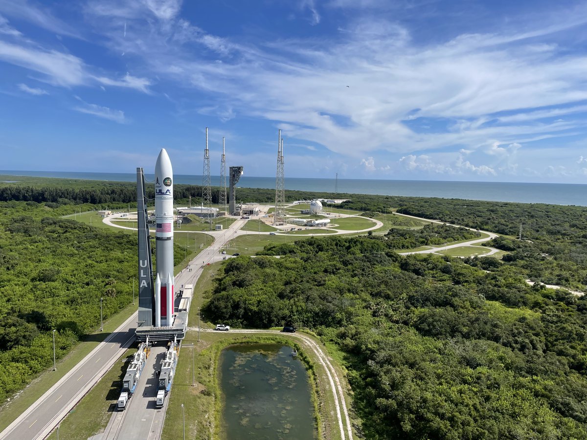 It's rollout day to move the Vulcan rocket and USSF-106 from the Government Vertical Integration Facility (VIF-G) to Space Launch Complex-41. 

Launch of Vulcan's first U.S. national security mission for the Space Force and Space Systems Command is targeted for Tuesday during a