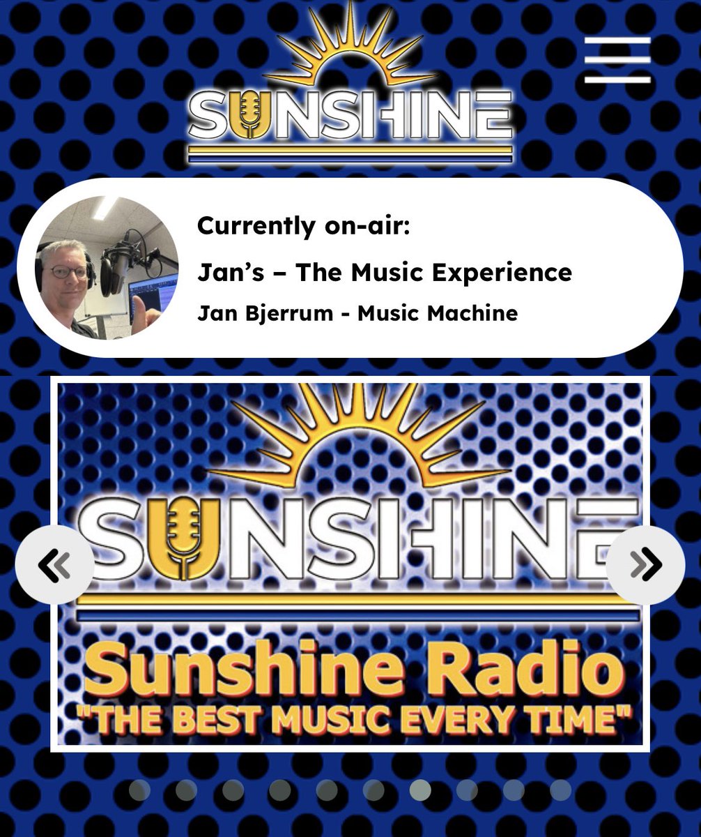 Thanks a million Jan Bjerrum who is giving FEEL THE HEAT a spin this afternoon on sunshine-radio.co.uk cheers pal I really appreciate the support 😎🎶🤙 #songwriter #singer #musician #music #soloartist #art #michaelandrews #feeltheheat