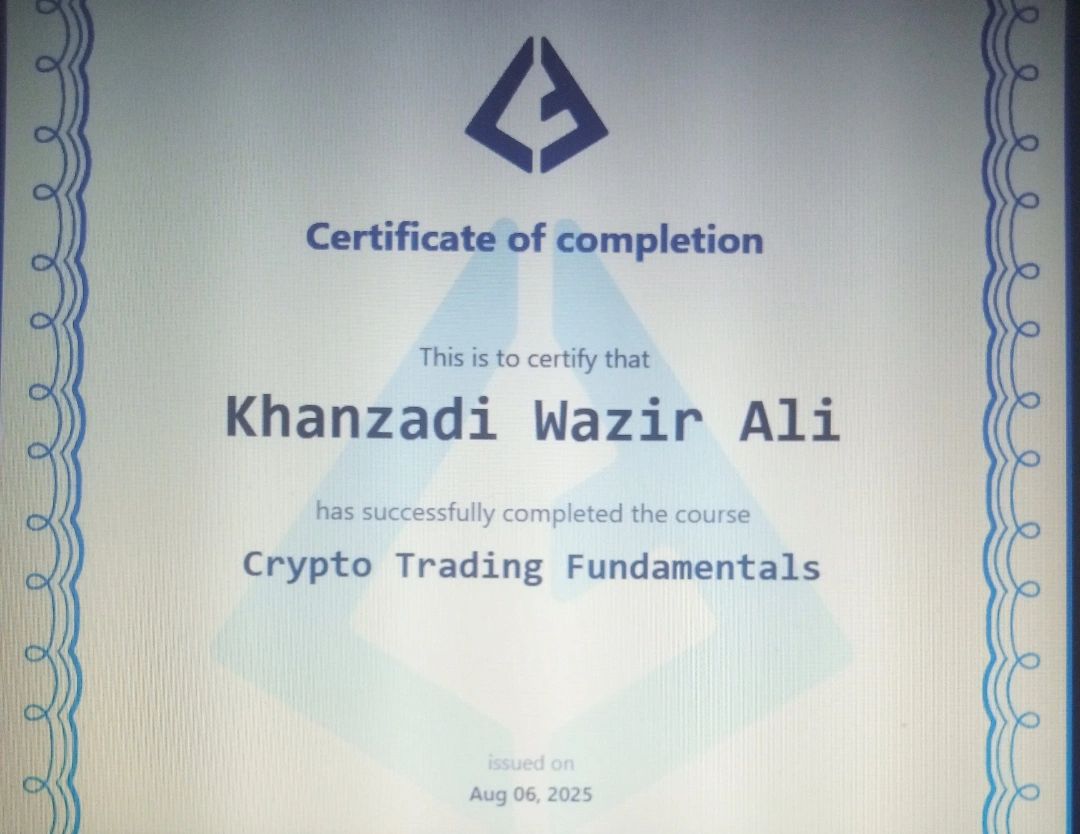 Alhamdulillah! Completed the Crypto Trading Course with Sir @daniyalnagori1  nagori via CryptoFleet. Gained skills in trends, strategies & risk  management. 📊🪙 #CryptoTrading #CryptoFleet #TradingCourse #MarketTrends  #RiskManagement #TradingStrategies ...