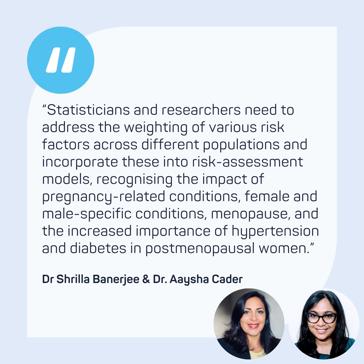 Women As One (@womenas1) on Twitter photo Despite CVD being the #1 killer of women globally, sex-specific risks are still overlooked in guidelines.
Drs <a href="/ShrillaB/">Dr Shrilla Banerjee MD FRCP ๐</a> & <a href="/aayshacader/">Aaysha Cader</a> call for tailored tools reflecting female-specific risks such as early menopause, gestational diabetes & PCOS.
๐ medscape.co.uk/viewarticle/reโฆ
#WIC Despite CVD being the #1 killer of women globally, sex-specific risks are still overlooked in guidelines.
Drs <a href="/ShrillaB/">Dr Shrilla Banerjee MD FRCP ๐</a> & <a href="/aayshacader/">Aaysha Cader</a> call for tailored tools reflecting female-specific risks such as early menopause, gestational diabetes & PCOS.
๐ medscape.co.uk/viewarticle/reโฆ
#WIC