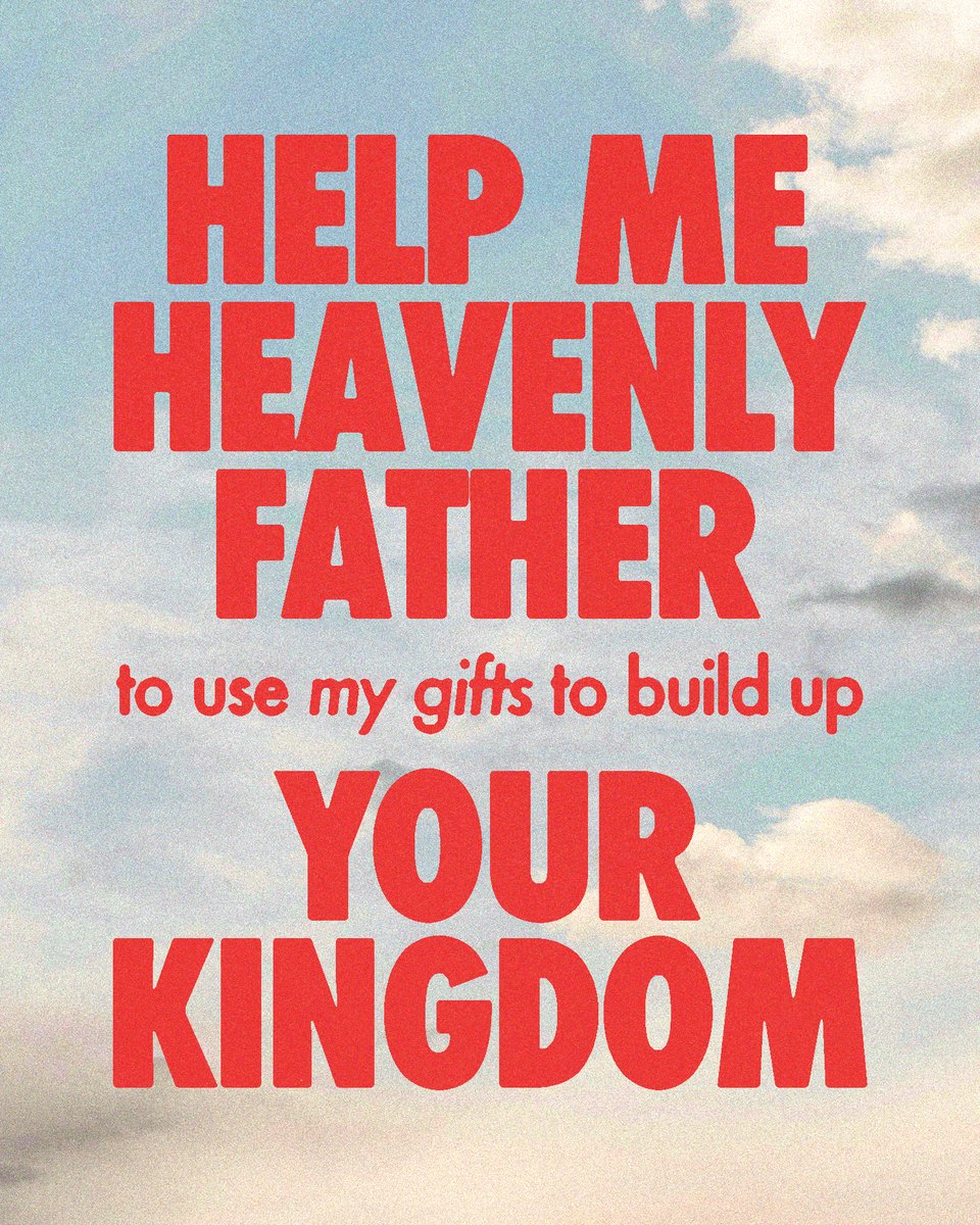 Every gift God gives is meant to serve His Kingdom. That’s why I start with this simple prayer: “Help me, heavenly Father, to use my gifts to build up Your kingdom.” 

Whether your calling is to write, lead, build, parent, or serve behind the scenes—it matters. Faithfulness