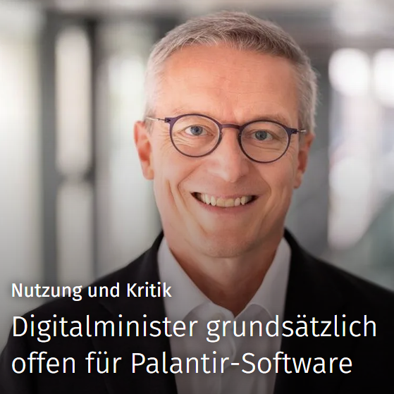 Die Software von #Palantir soll in der Verwaltung der #Bundesregierung vor allem dazu eingesetzt werden, um Staatsbedienstete zu lokalisieren, die in unerlaubter Weise #gendern.