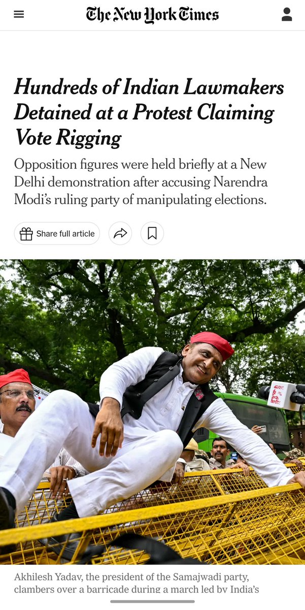मनोज यादव (@manoj_yadav_) on Twitter photo द न्यूयॉर्क टाइम्स में खबर छपी है।
समाजवादियों की हलचल दुनिया भर में जानी जाती है।
<a href="/yadavakhilesh/">Akhilesh Yadav</a>
<a href="/aashishsy/">Aashish Yadav</a> द न्यूयॉर्क टाइम्स में खबर छपी है।
समाजवादियों की हलचल दुनिया भर में जानी जाती है।
<a href="/yadavakhilesh/">Akhilesh Yadav</a>
<a href="/aashishsy/">Aashish Yadav</a>