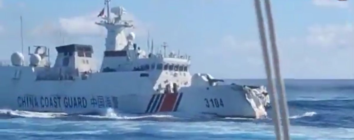 USNI News (@usninews) on Twitter photo Chinese Coast Guard, Navy Ships Collide in South China Sea During Blockade Attempt Against Philippine Forces - USNI News news.usni.org/2025/08/11/chiโฆ Chinese Coast Guard, Navy Ships Collide in South China Sea During Blockade Attempt Against Philippine Forces - USNI News news.usni.org/2025/08/11/chiโฆ