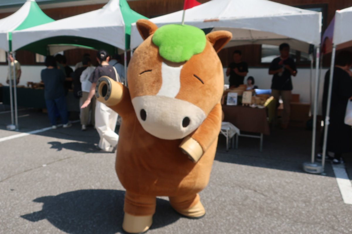 北海道にぐんまちゃん？
いいえ、おけばんば君です。
#おけばんば　#置戸町　#オケクラフト　#北海道