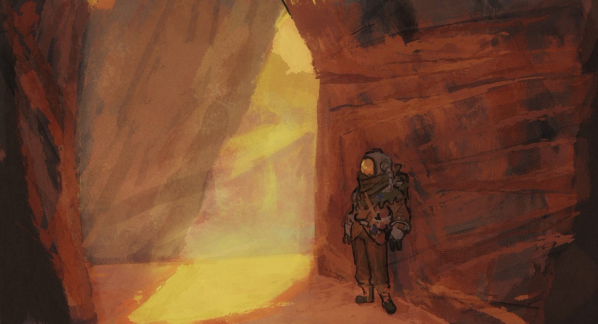 ''quick'' sketch of ember twin •^•  
#OuterWilds