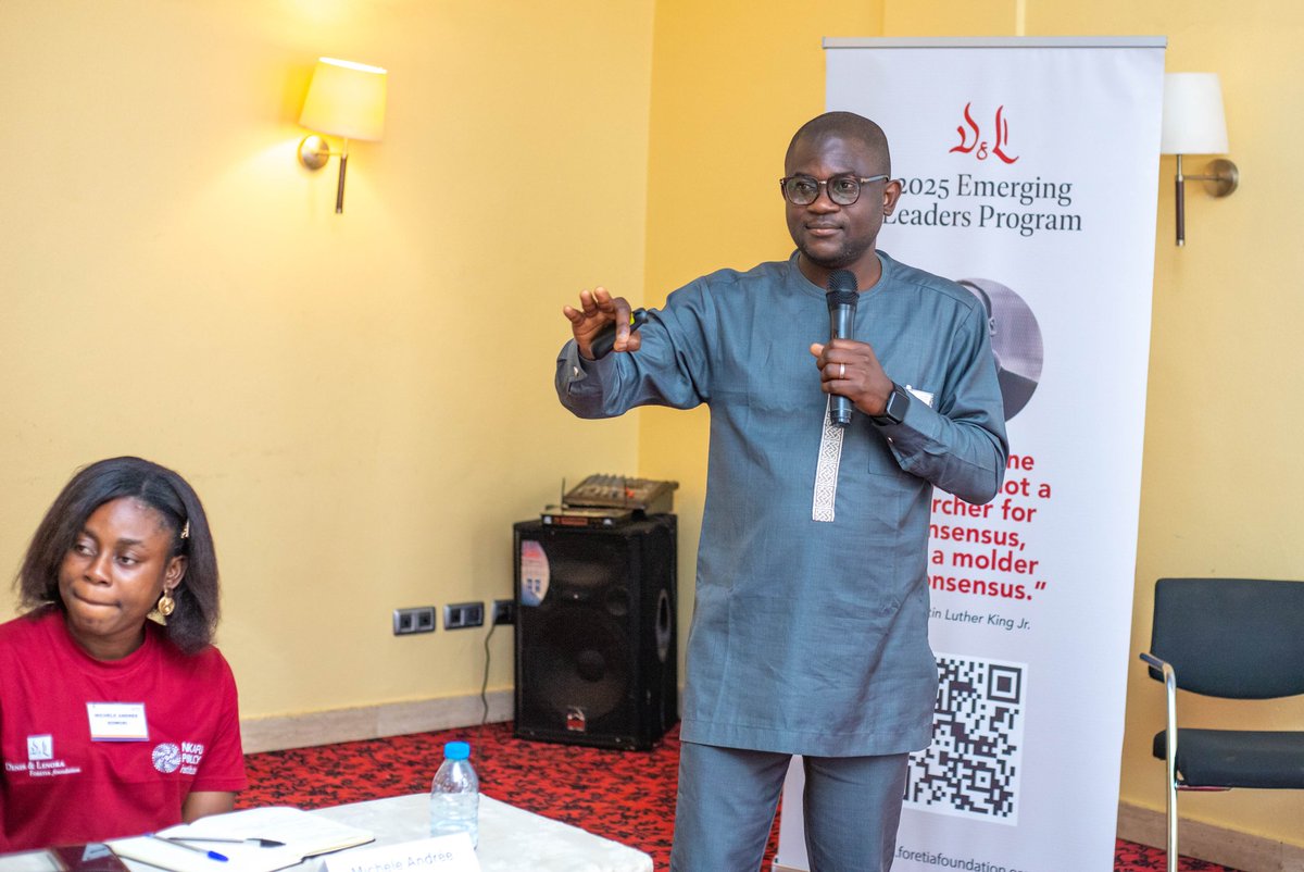 From touring 🇨🇲’s National Assembly to mastering policy briefs &amp; advocacy, Day 2 of the #2025EmergingLeaders Program deepened my resolve to lead with courage, influence change &amp; communicate effectively for change.
<a href="/ForetiaFound/">Foretia Foundation</a>
<a href="/NkafuPolicyInst/">Nkafu Policy Institute</a>
#Leadership #PublicPolicy #Advocacy