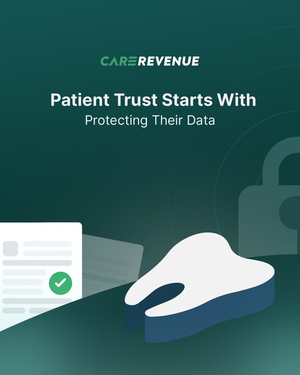 CareRevenue's tweet photo. Your patients count on you to keep their information secure.
But as billing becomes more complex, the risk of HIPAA violations grows.

Here’s what we’re seeing:
 📄 Improper record storage
 🖥️ Staff using unsecured devices
 📤 Claims sent without encryption https://t.co/litpitoK4k