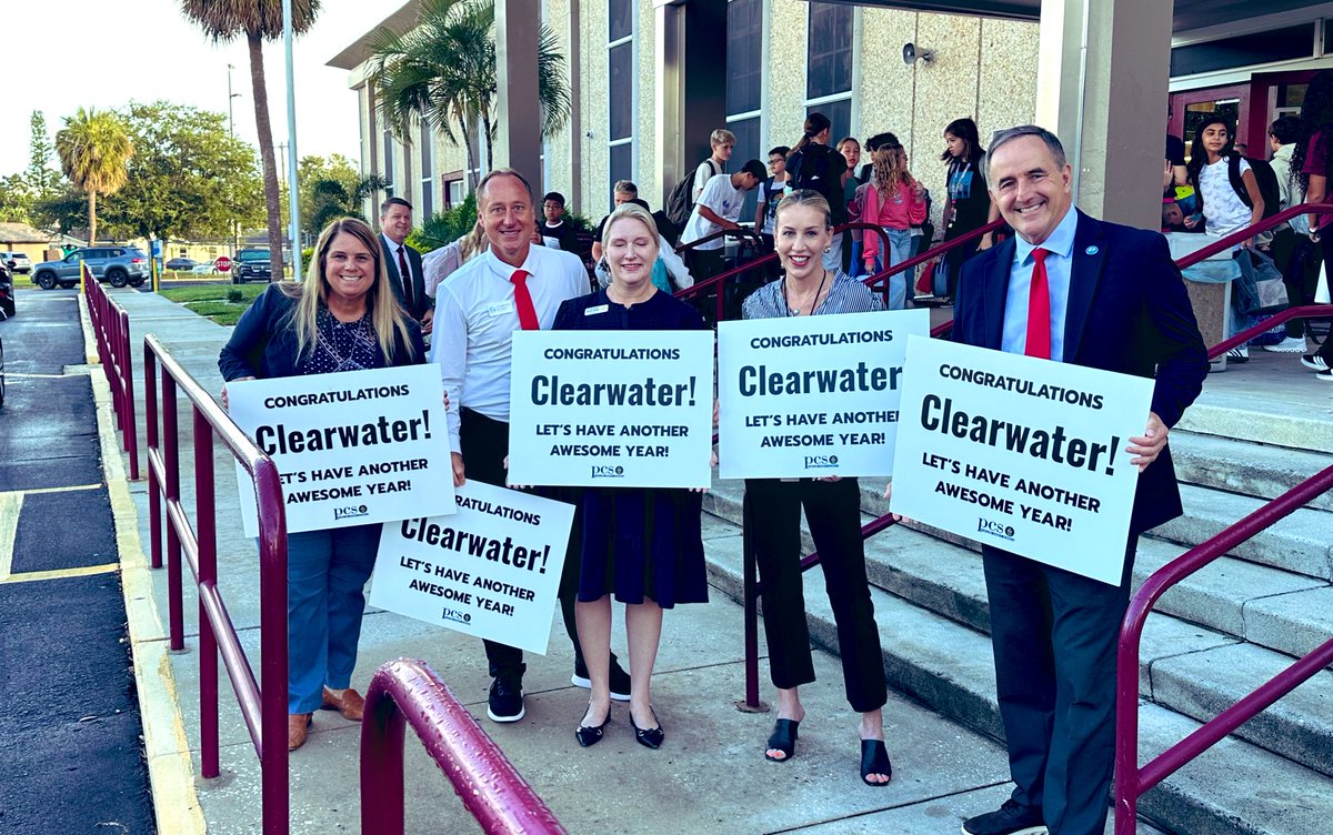 Superintendent Kevin Hendrick (@pinellassuper) on Twitter photo Clearwater Fundamental is our next stop to welcome <a href="/my_pcs/">Pinellas County Schools</a> students #backtoschool2025 Clearwater Fundamental is our next stop to welcome <a href="/my_pcs/">Pinellas County Schools</a> students #backtoschool2025