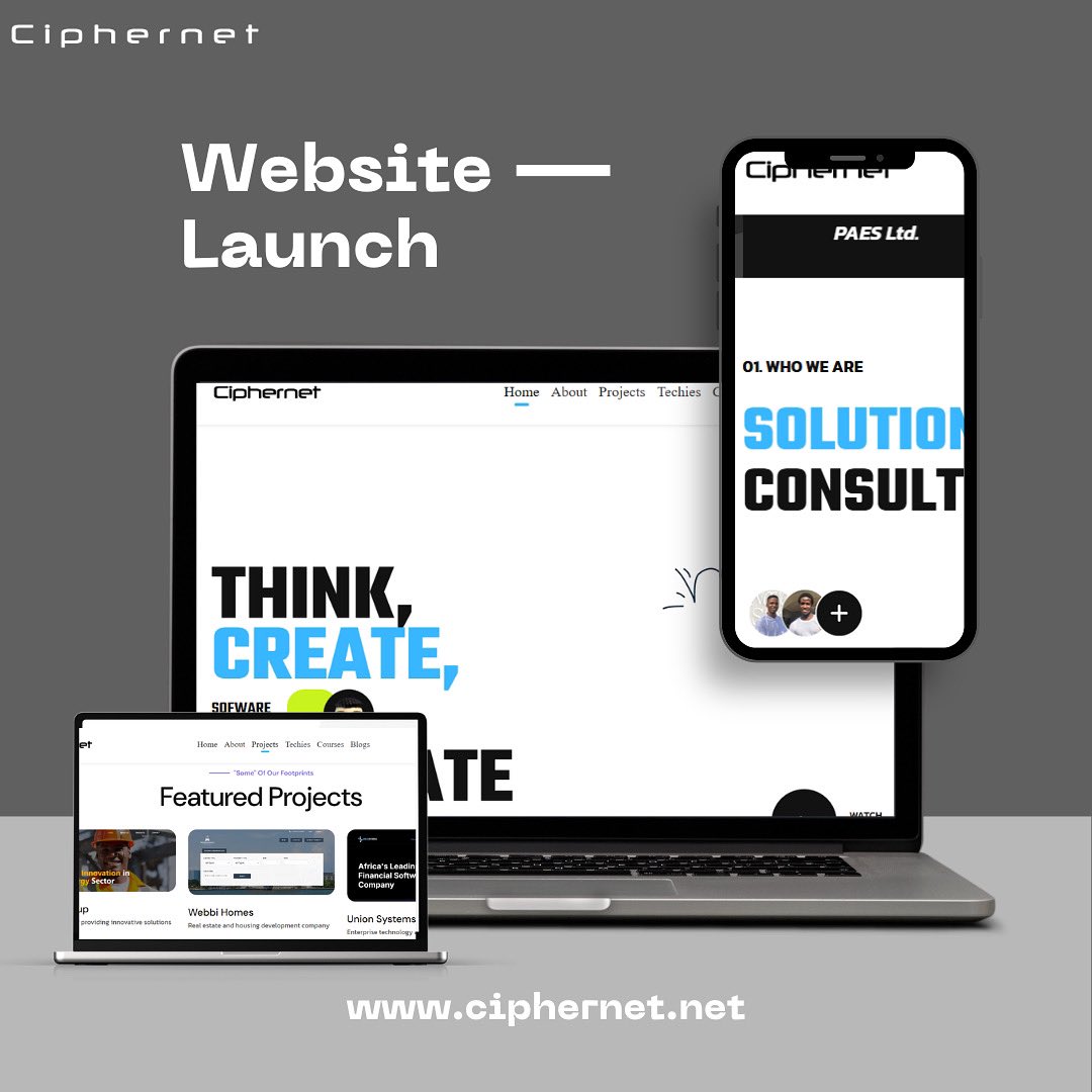 Ciphernet_tech's tweet image. 🚀 We’ve been here all along… just quietly doing our thing.
But it’s time the world meets ciphernet.net. Stunning websites, smart project management, innovative products, and backend brilliance , all in one place.
We build, we create, we innovate… and now,