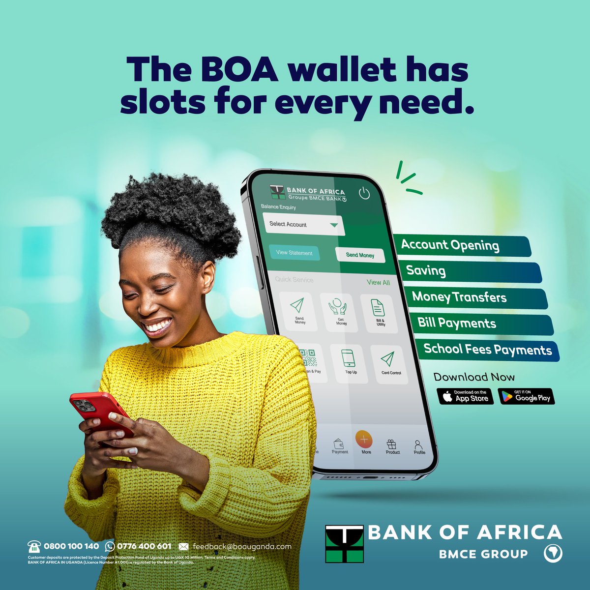 101 FM Voice of Toro (@voiceoftoro) on Twitter photo 💸Big money moves?🤷♂️ Switch to a wallet that can handle it.
⬇📱Download your BOA Mobile Wallet today 👉 onelink.to/5yj74m.
<a href="/BankOfAfrica_Ug/">Bank of Africa, Uganda</a>
#AppsolutelyEassy #AppsolutelyBOA 💸Big money moves?🤷♂️ Switch to a wallet that can handle it.
⬇📱Download your BOA Mobile Wallet today 👉 onelink.to/5yj74m.
<a href="/BankOfAfrica_Ug/">Bank of Africa, Uganda</a>
#AppsolutelyEassy #AppsolutelyBOA