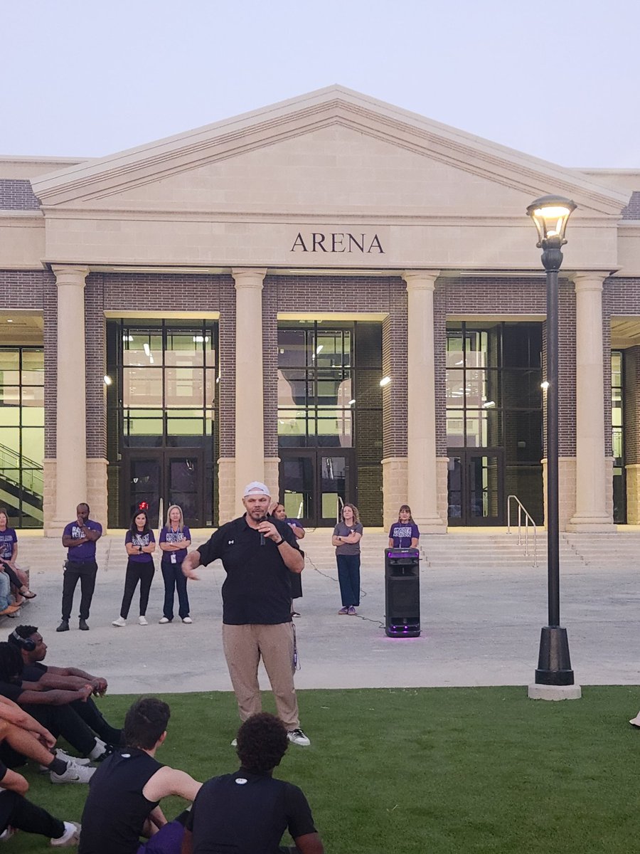 "We all have to be a Champion when we walk outta here in May."  <a href="/lutecroy/">Dr. Lute Croy</a>  Senior Sunrise is the first event for <a href="/RHSProsper/">Richland High School</a> Senior Class of 2026.  Thank you, Seniors, for choosing us!